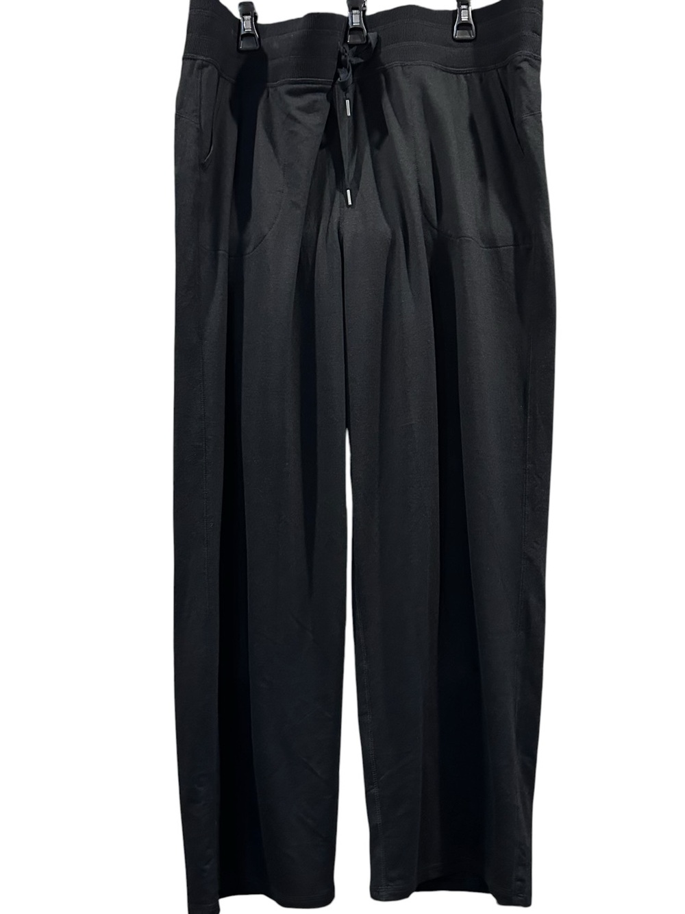 Black Wide Leg‎ Lounge Pants Tek Gear On-The-Go Women’s 2X Drawstring Pockets